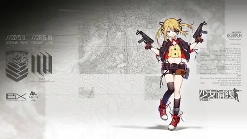 手游《少女前线》枪械动漫美少女官方高清壁纸合集(一)