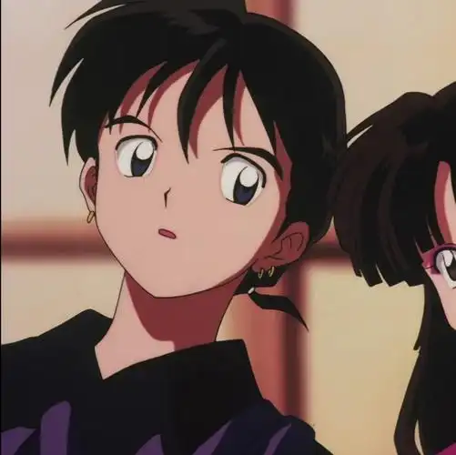 自截犬夜叉情头弥勒珊瑚弥珊情头