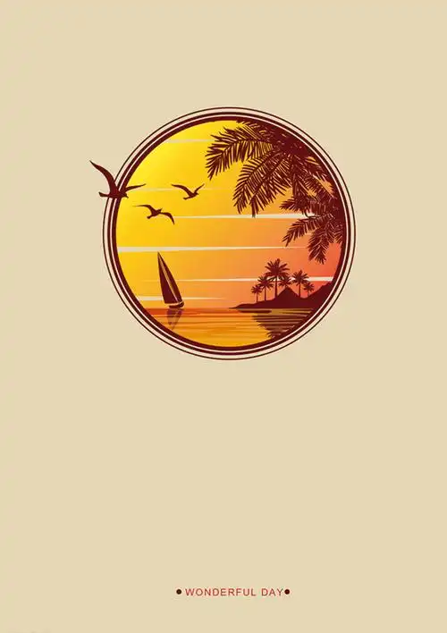 高清简约复古笔记本封面设计图片