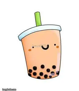 卡通珍珠奶茶简笔画大全