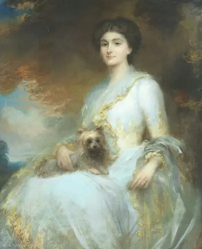 贵妇人画像图片