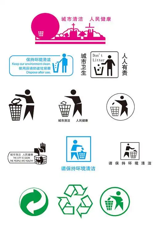 保护环境清洁标签