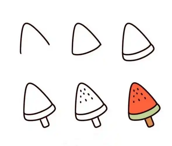 雪糕简笔画 雪糕简笔画图片大全可爱