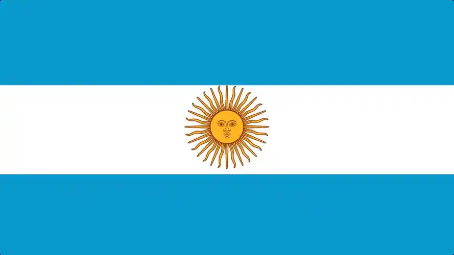 阿根廷国旗,但是是不同的意识形态