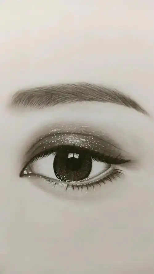 手绘#听说这叫桃花眼,学会的宝贝们,都可以脱单了-度小视