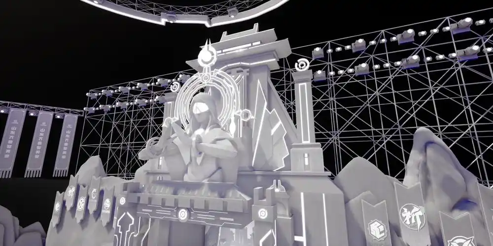 王者荣耀全国大赛|空间|舞台美术|让驱散飞一会 - 原创作品 - 站酷