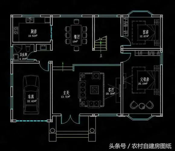 15x10米经典二层小别墅四款户型布局哪种更实用