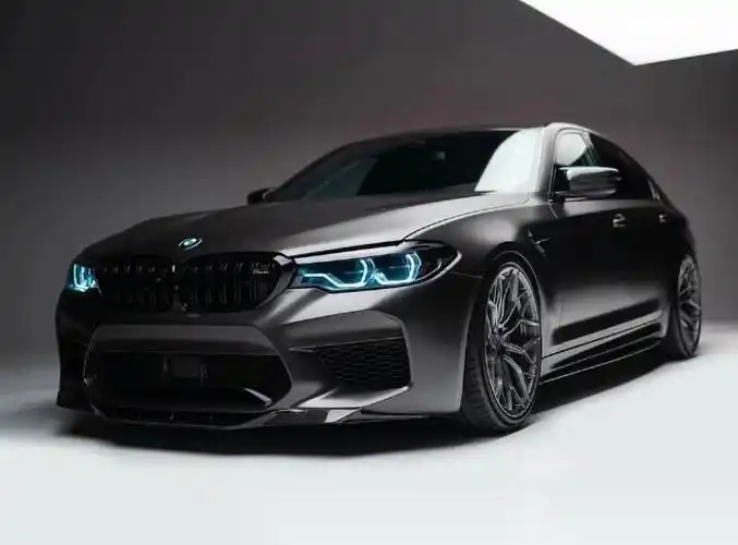 宝马 m5 competition,低调的黑武士涂装.