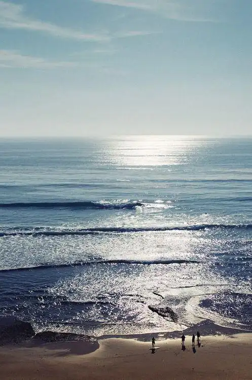 写信告诉我你那里海的颜色 唯美大海小清新图片