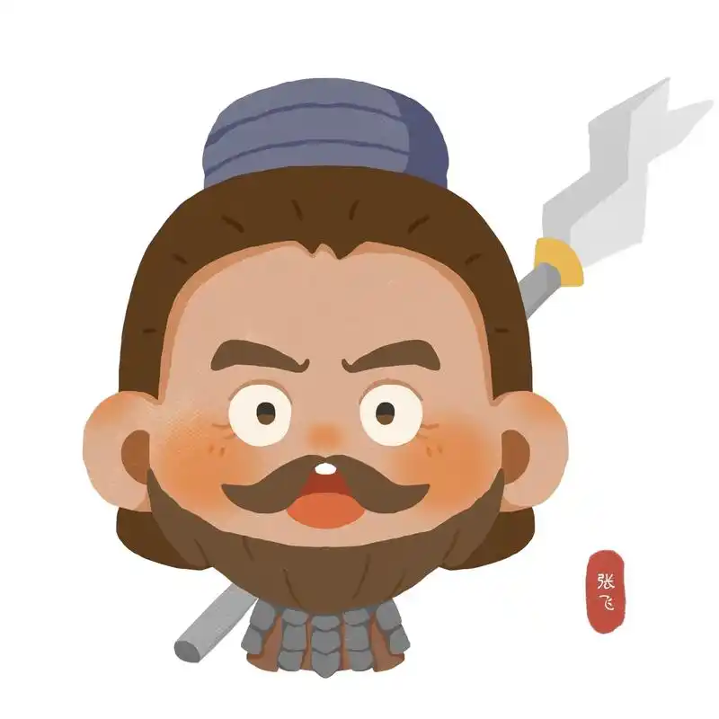 创作灵感 #三国演义 #张飞 #q版头像  - 抖音