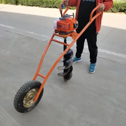 轻便手提打坑机 大直径钻眼机 果园手推挖坑机