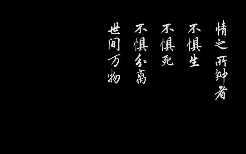 惟愿不负时光不负卿