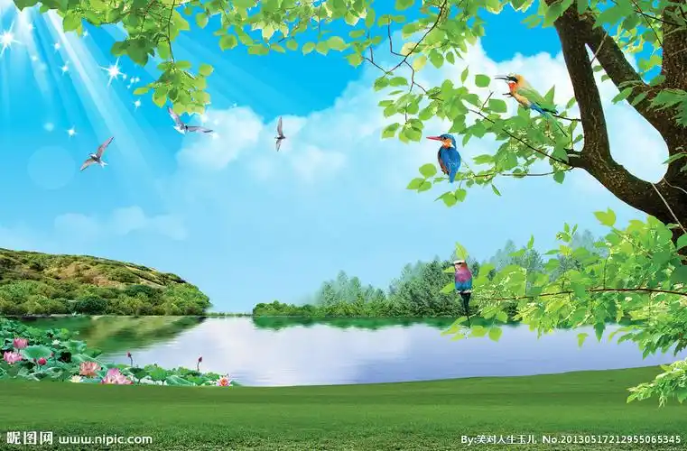 风景图设计图__风景_psd分层素材_设计图库_昵图网nipic.com