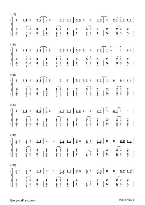 without you-avicii ft sandro cavazza双手简谱预览6