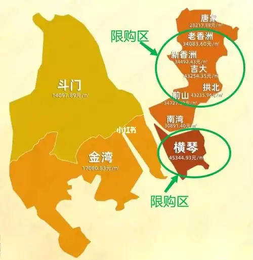珠海市限购区域图,希望可以帮到各位小伙伴.