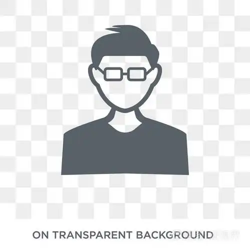 时尚的平面矢量图形设计师图标透明背景从职业收集.