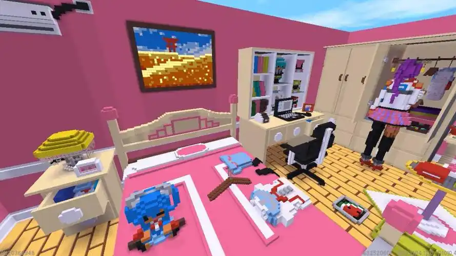 迷你世界:六一儿童节特别篇,我们一起来参观小姐姐的卧室