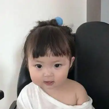 超级可爱的萌娃头像高清萌萌的红小女孩头像图片