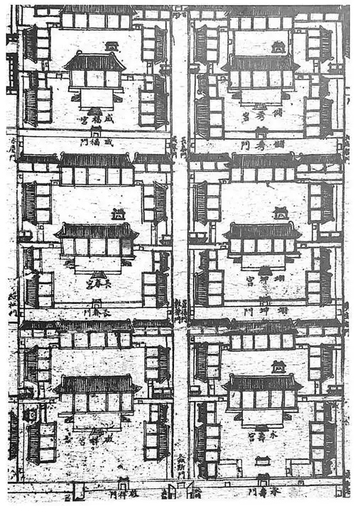 西六宫咸丰二年五月,叶赫那拉氏(即慈禧)入宫,初封兰贵人,居于储秀宫