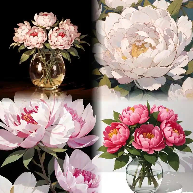 花花头像-牡丹花