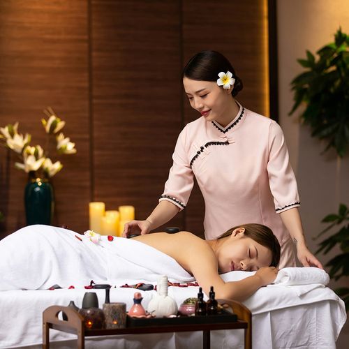 中式疗按摩院水疗养生会所spa工作服套装 技师服女美容师工作制服