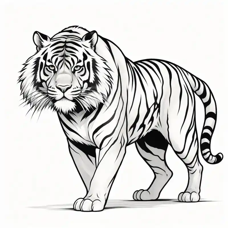 99霸气老虎头像精选97 老虎,森林之王,它的勇猛与霸气无人能敌.