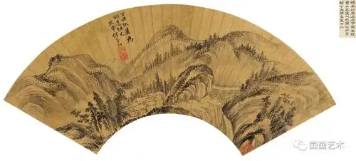 一组明清名家山水扇面,赏心悦目!_国画艺术_零二七艺考