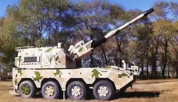 八轮155mm榴弹炮:使用方便机动性能好,适合快速反应部队使用