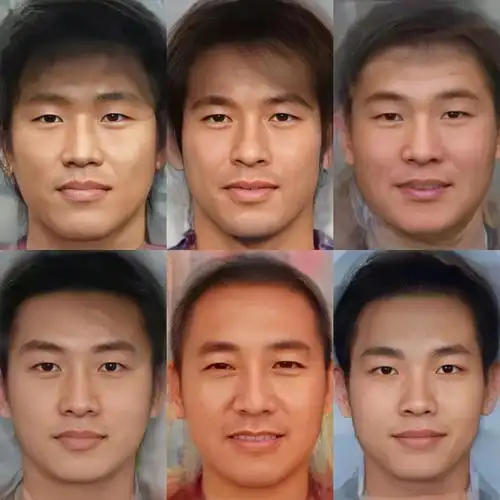 中上颜值男性平均脸选美