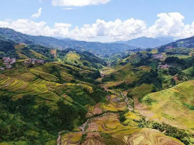 红河哈尼梯田申遗成功十周年新家园新生活新未来云南红河绿春让哈尼