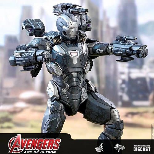 现货正版ht1/6复仇者联盟合金钢铁侠mk4战争机器5.0可动模型摆件
