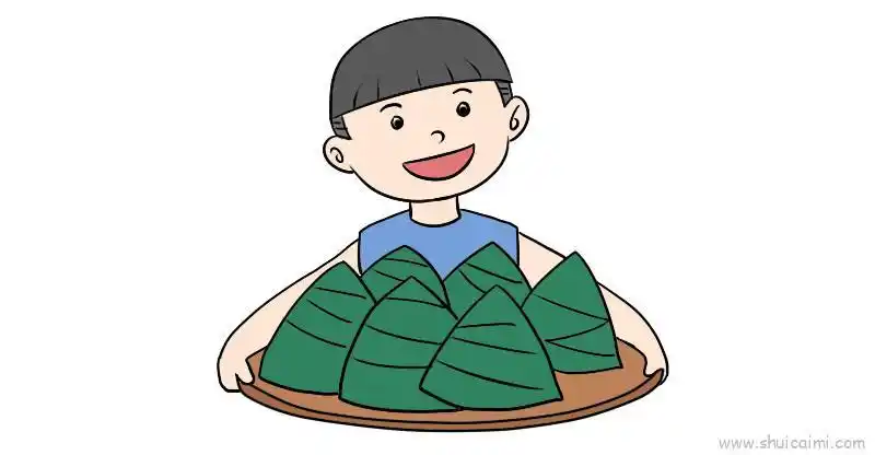 端午节儿童画怎么画端午节简笔画画法