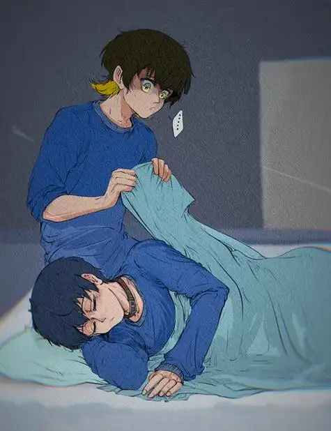 abo背景 洁脖子上是抑制器.