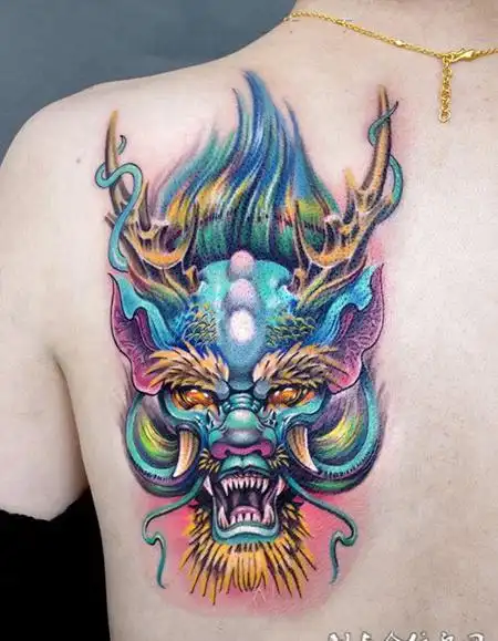 龙头纹身_正面龙头纹身_肩膀龙头纹身_龙头图腾纹身_第6页 - 纹身秀