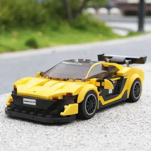 小学生兼容乐高汽车积木玩具系列男孩法拉利跑车兰博基尼模型赛车福特