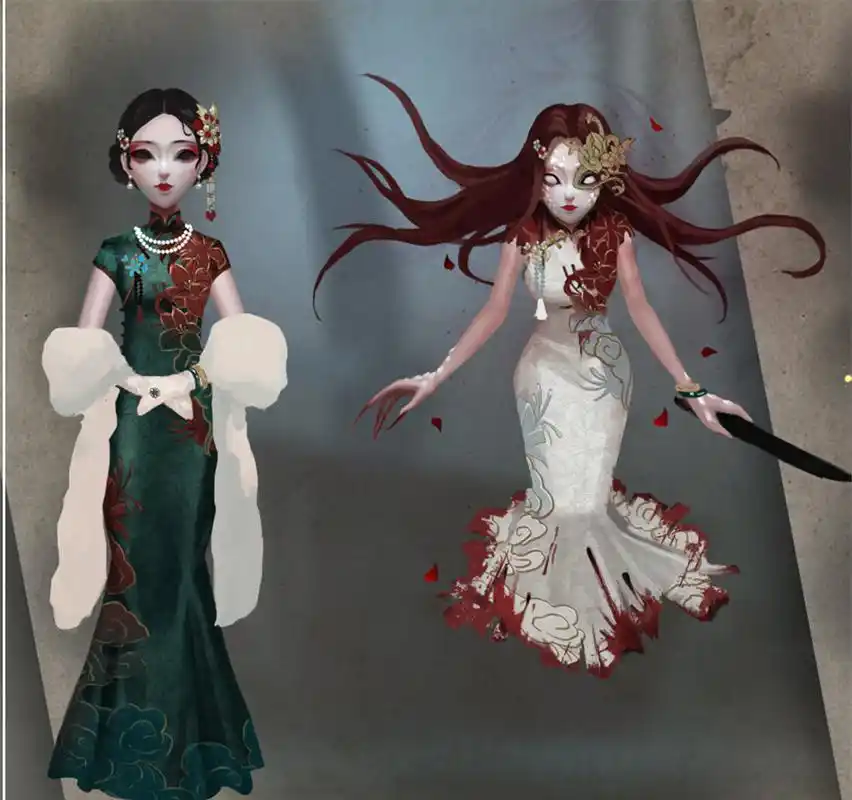 手机 网页游戏综合讨论 第五人格 [搬运] 红蝶稀世时装——十三娘设计