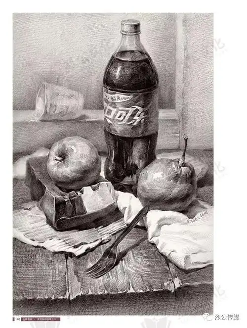 金牌教案素描静物横构图临摹范本是一本专门针对横构课件研发单体训练