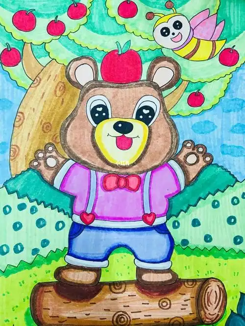 6-9岁中级儿童画#儿童画  #创意儿童画