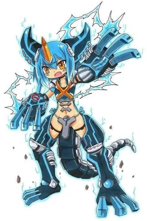 怪兽娘哥莫拉简笔画