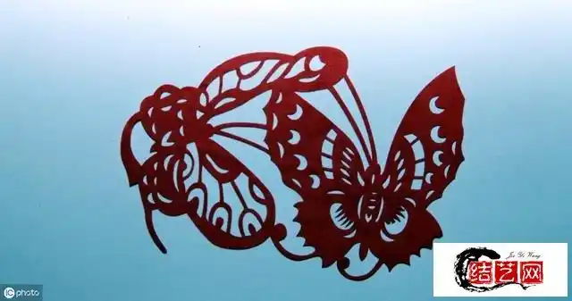 剪纸蝴蝶图片大全简单立体对称蝴蝶窗花图案