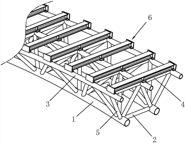 钢结构圆弧桥的制作方法