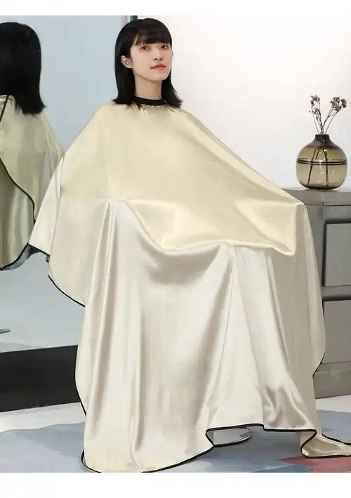 剪头发用的美发师理发师围裙理发围布发廊发型师专用潮网红美发围布不