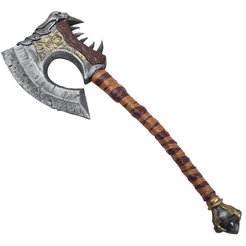 魔兽格罗地狱咆哮血吼战斧120cm金属游戏实物周边