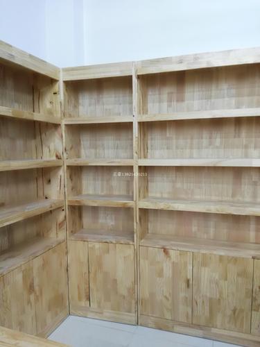 红酒白酒展烟酒实木展柜展示架食品饮料展柜超市木制货架