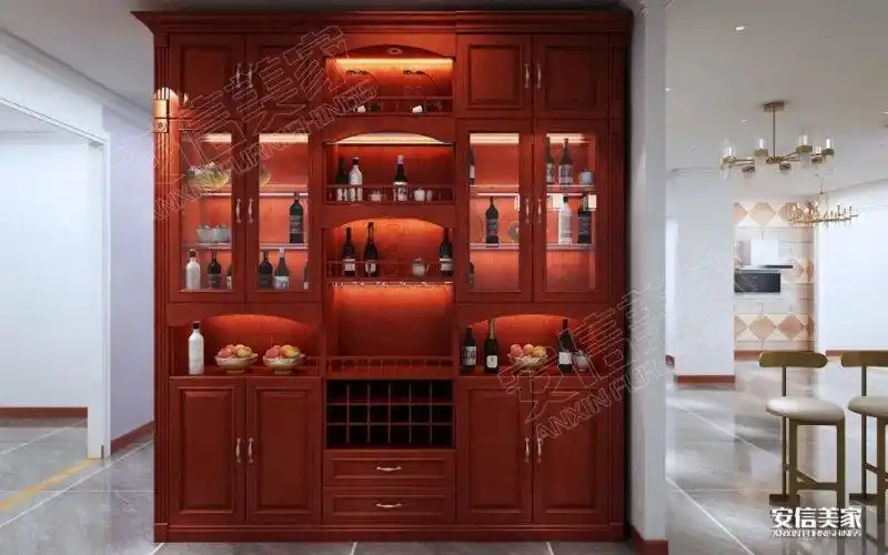 安信美家餐边柜 酒柜设计 让家更有格调