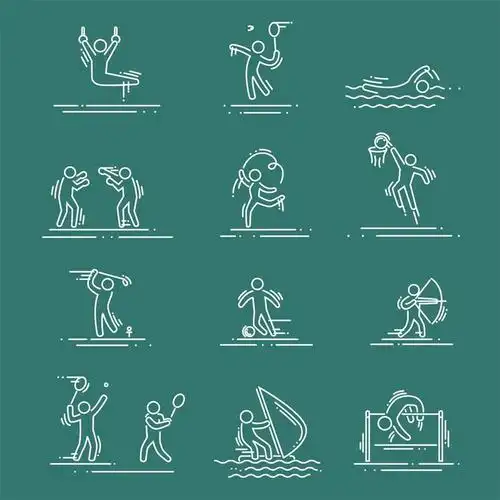 体育运动漫画图片eps网页ui素材免费下载(图片编号:8578092)-六图网