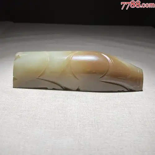 黄玉汉八刀玉握猪古玉老玉老和田玉玉猪把玩生肖动物