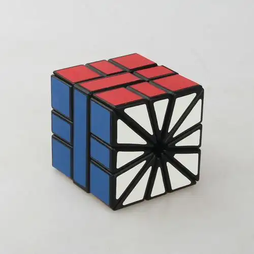 梯色sq2魔方3层squareone两极扇形六面体圣手变形sq1魔方