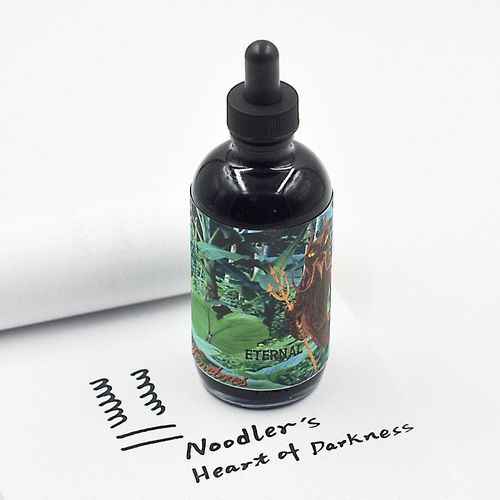 noodlersink美国鲶鱼墨水永恒黑黑暗之心鳗鱼黑非碳彩色钢笔墨水