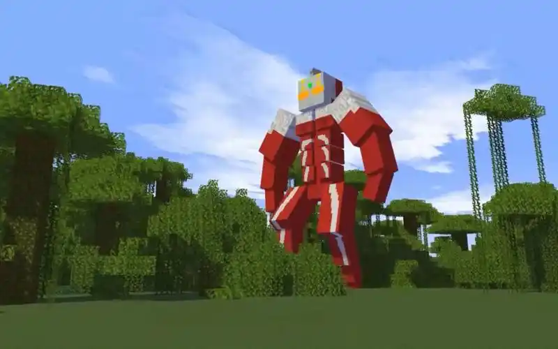 【我的世界动画】莱德变身赛文奥特曼大战无敌怪兽